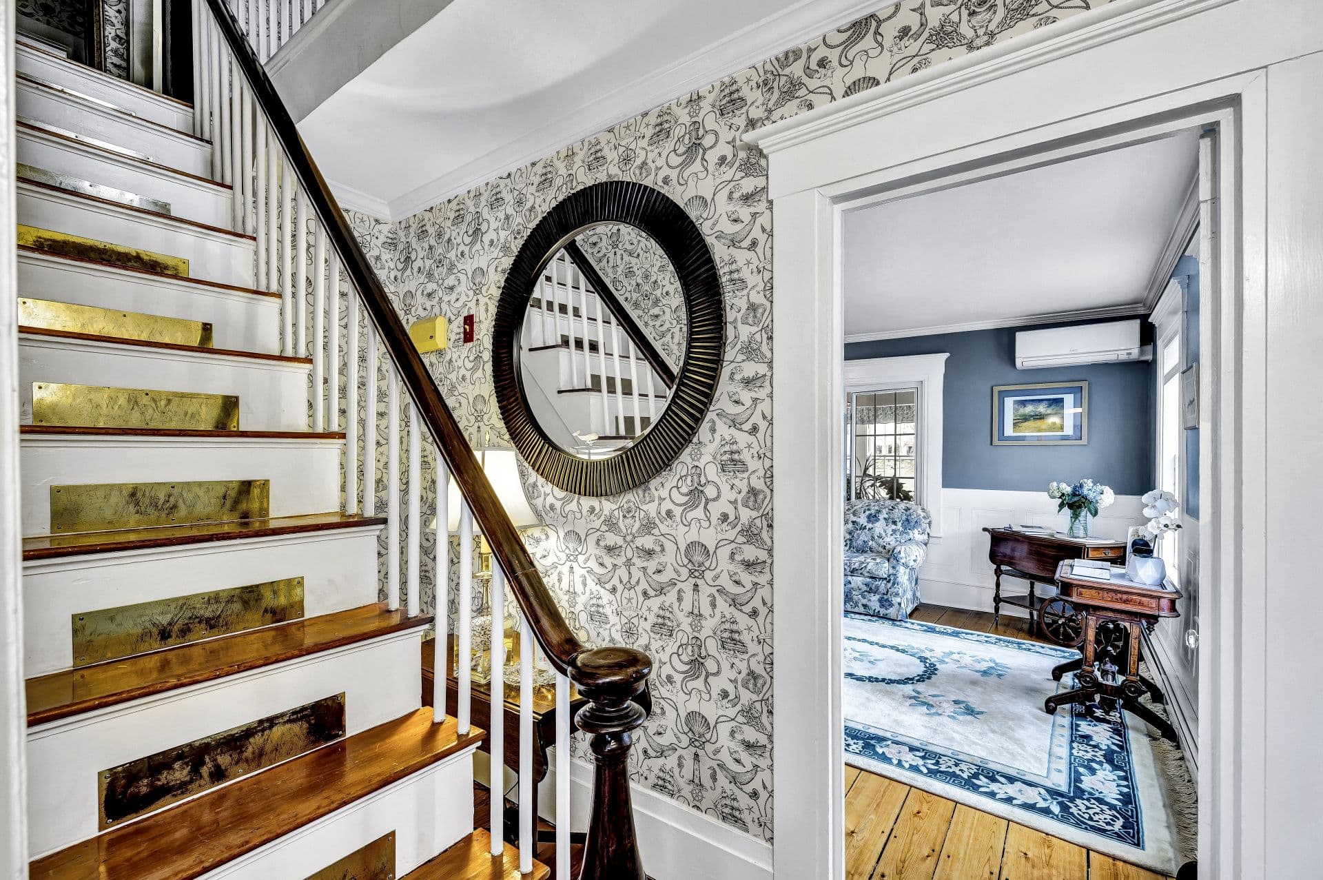 stairs to access room