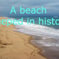 Photo of a deserted Cape Cod beach